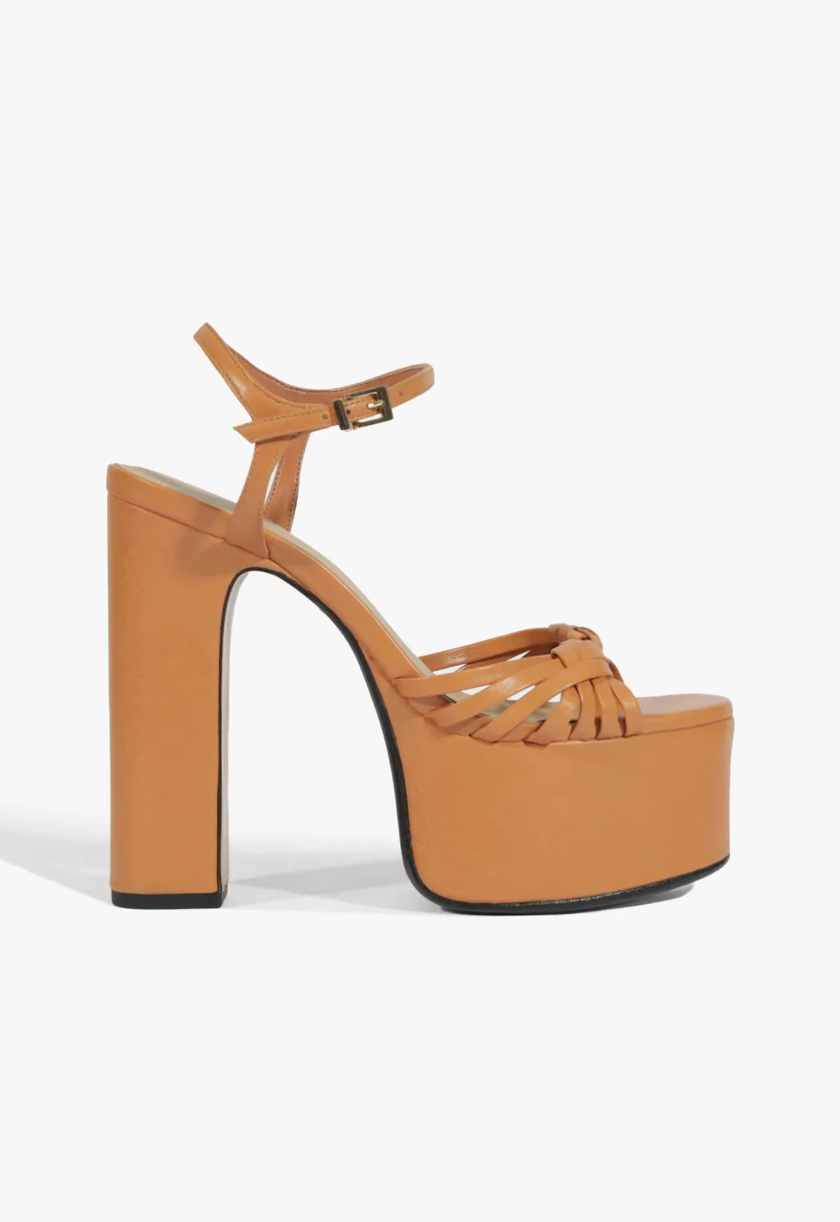 Tara Platform Leather Sandal sold by SCHUTZ