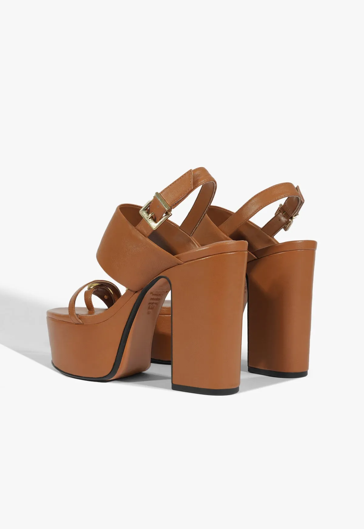 Mandy Platform Leather Sandal sold by SCHUTZ product image thumbnail 3