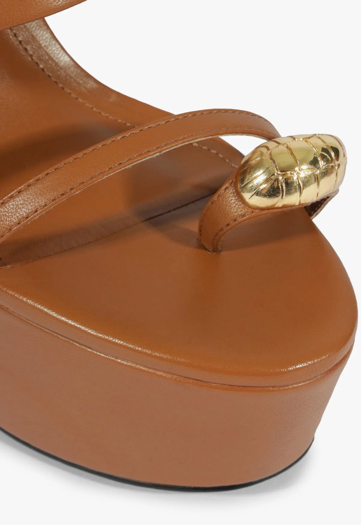 Mandy Platform Leather Sandal sold by SCHUTZ product image thumbnail 5