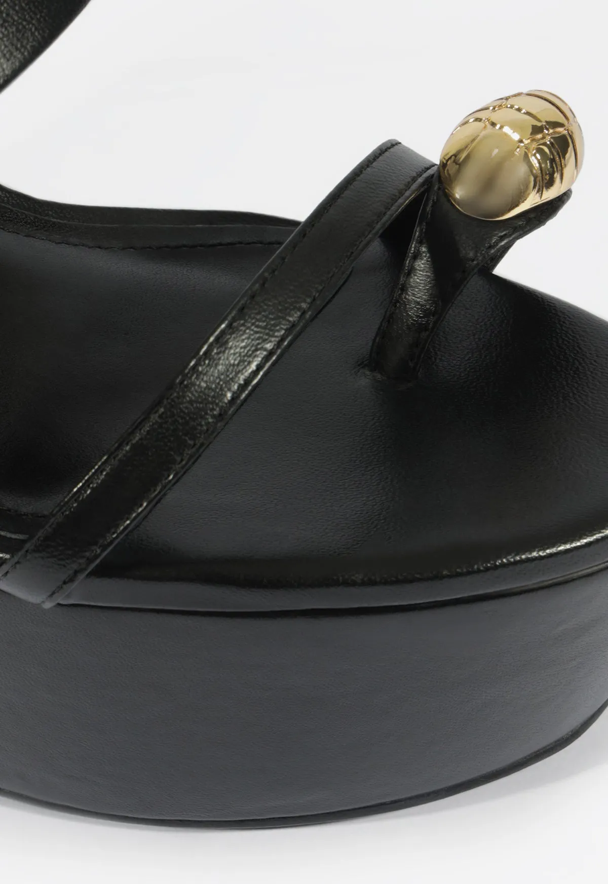 Mandy Platform Leather Sandal sold by SCHUTZ product image thumbnail 5