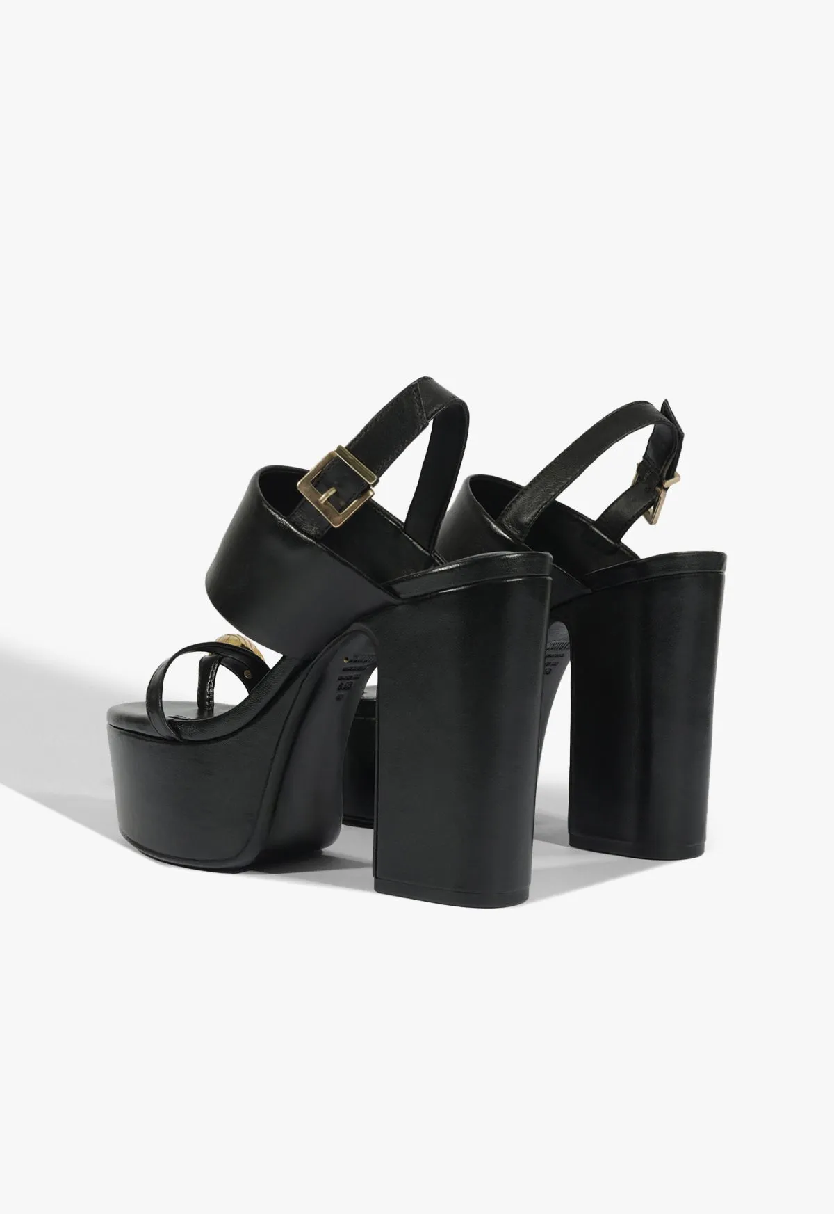 Mandy Platform Leather Sandal sold by SCHUTZ product image thumbnail 3