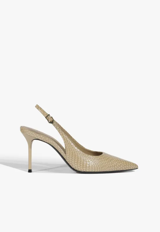 Paola Leather Pump sold by SCHUTZ