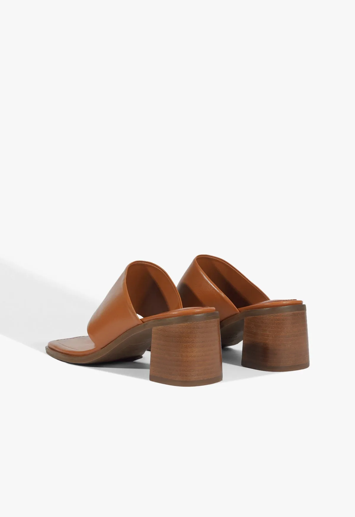 Martha Block Leather Sandal sold by SCHUTZ product image thumbnail 3