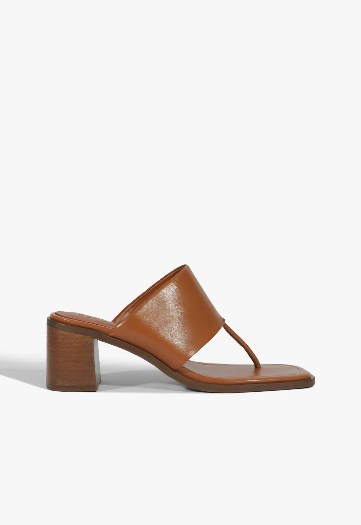 Martha Block Leather Sandal sold by SCHUTZ
