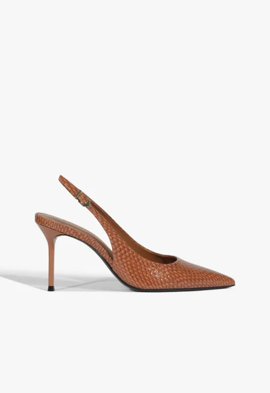 Paola Leather Pump sold by SCHUTZ