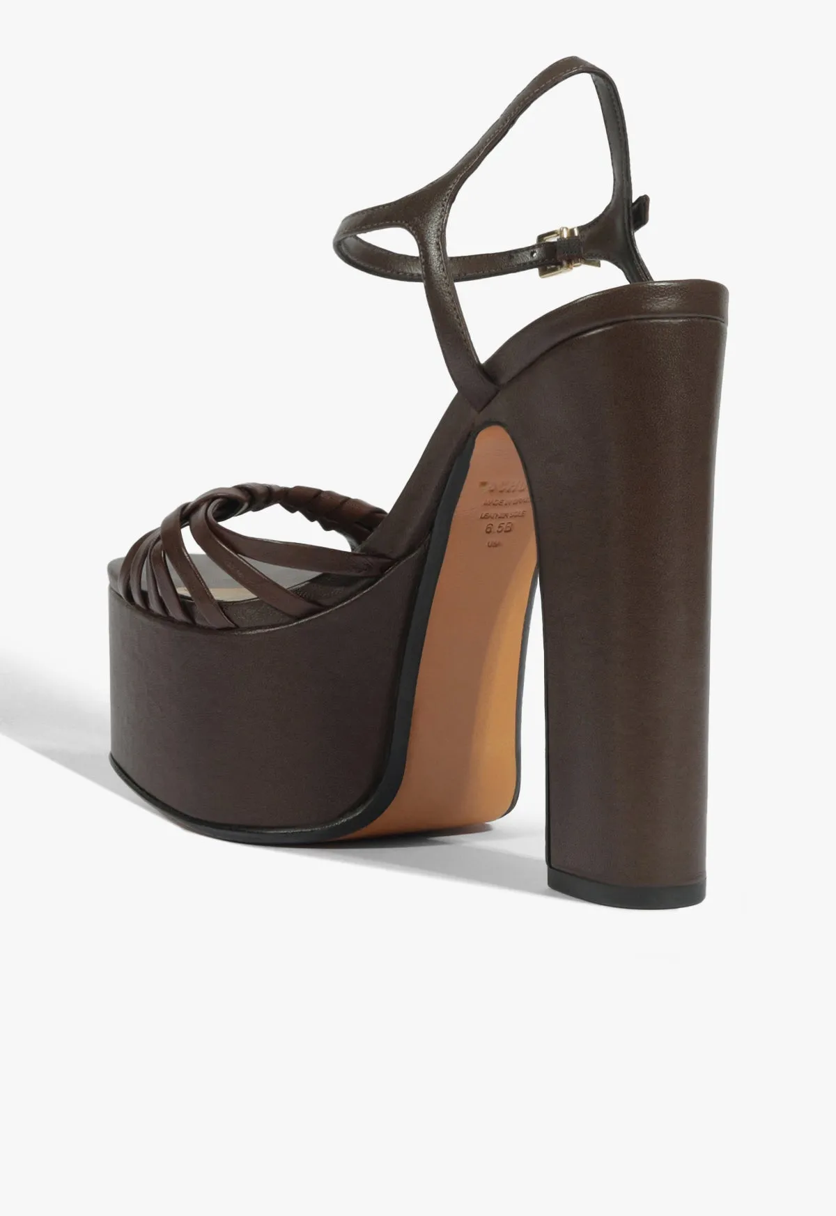 Tara Platform Leather Sandal sold by SCHUTZ product image thumbnail 3