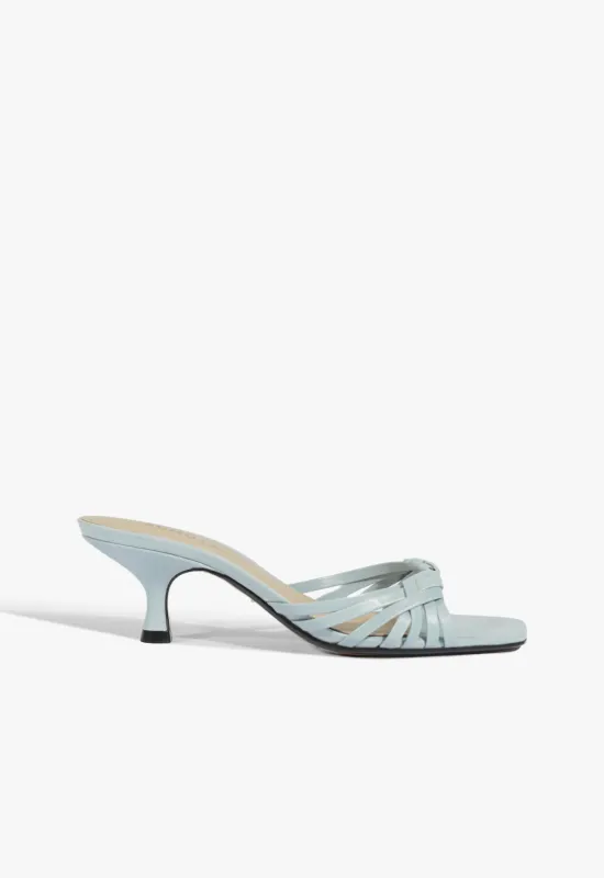 Tara Mule Mid Leather Sandal sold by SCHUTZ