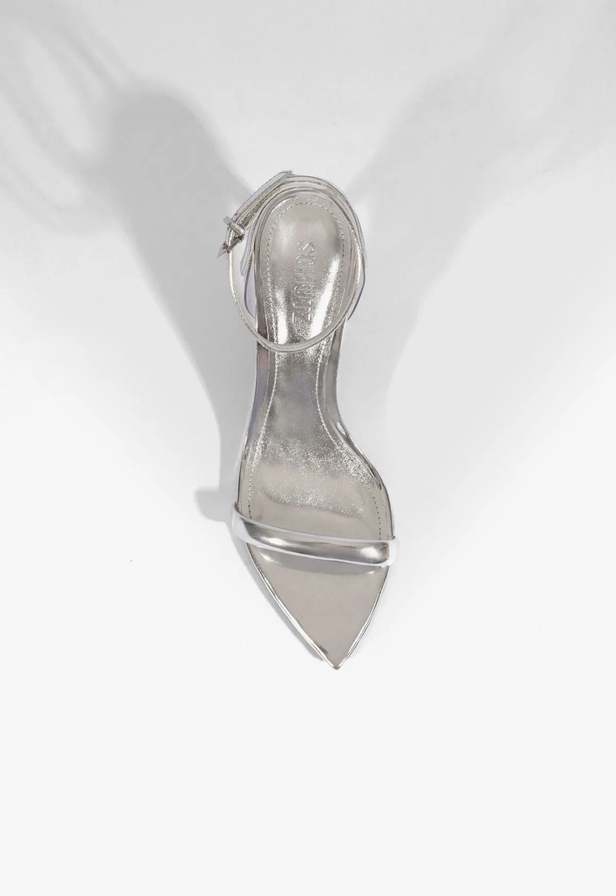 Skye Mid Stiletto Specchio Leather Sandal sold by SCHUTZ product image thumbnail 5