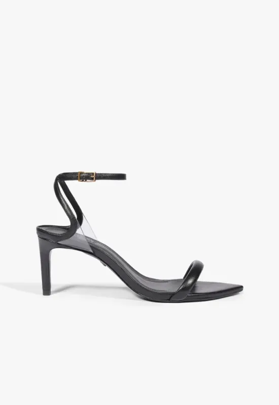 Skye Mid Leather Sandal sold by SCHUTZ