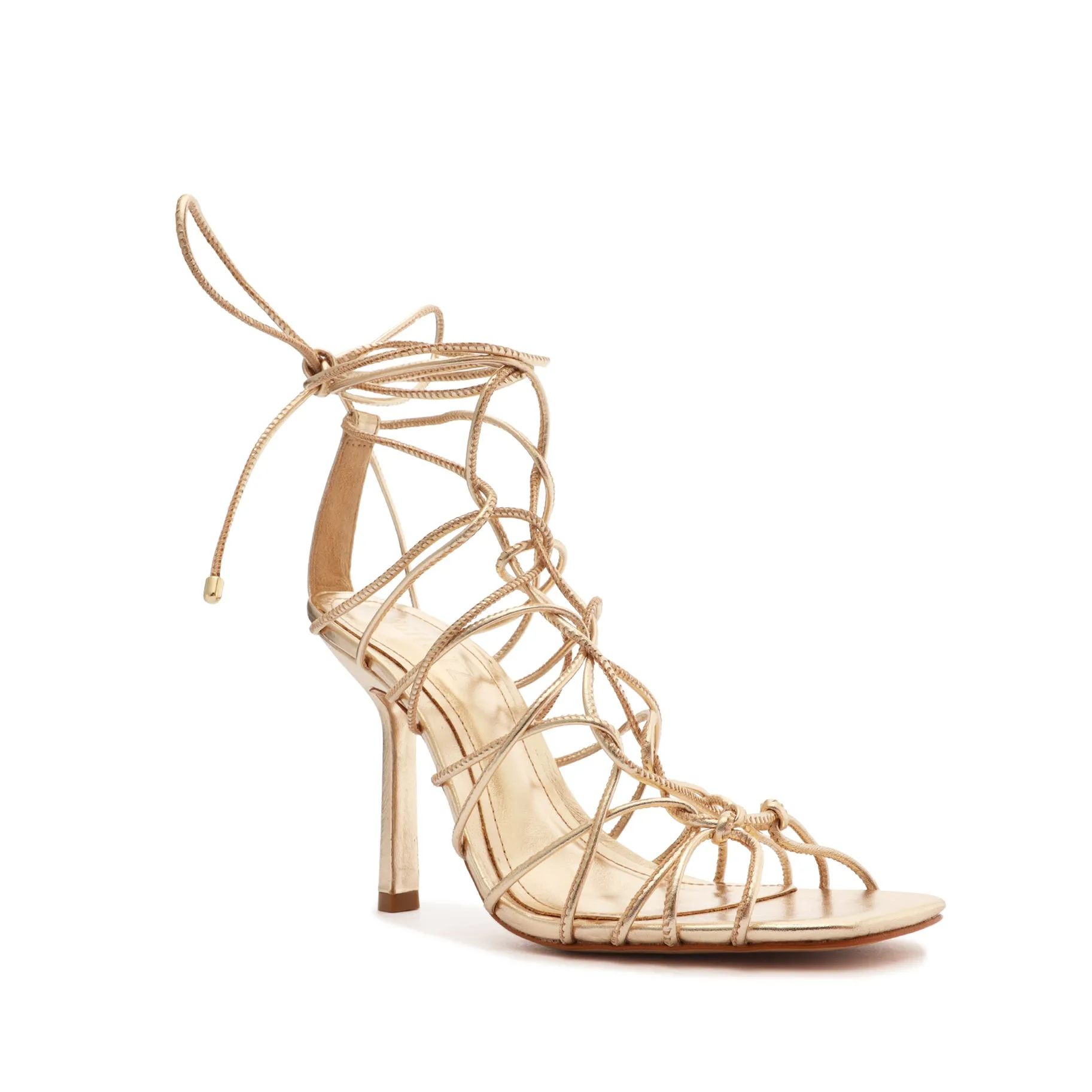 Heyde Metallic Leather Sandal sold by SCHUTZ product image thumbnail 2