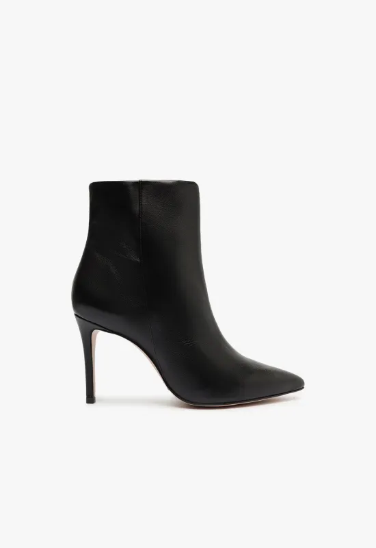 Magali Leather Bootie sold by SCHUTZ