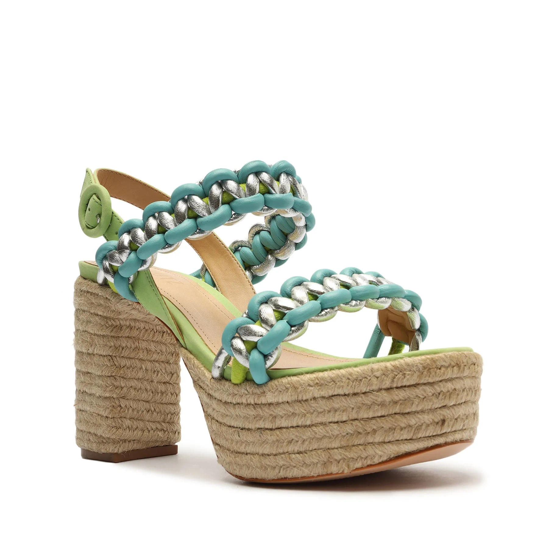Juliet Plataform Suede & Leather Sandal sold by SCHUTZ product image thumbnail 2