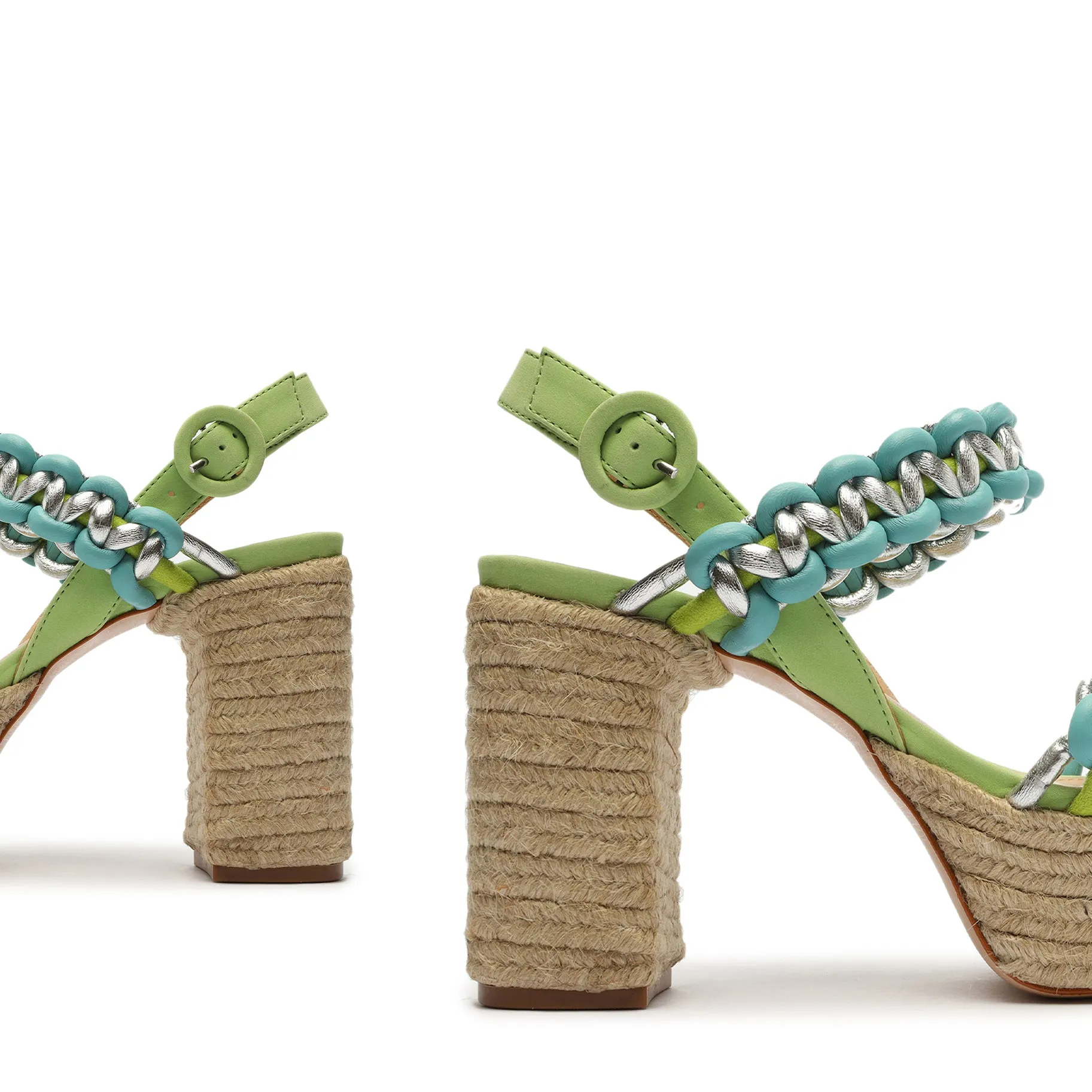 Juliet Plataform Suede & Leather Sandal sold by SCHUTZ product image thumbnail 5