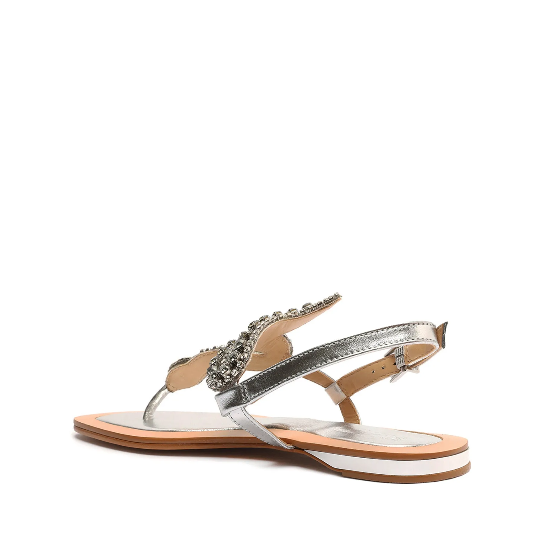 Shantie Metallic Leather Sandal sold by SCHUTZ product image thumbnail 3