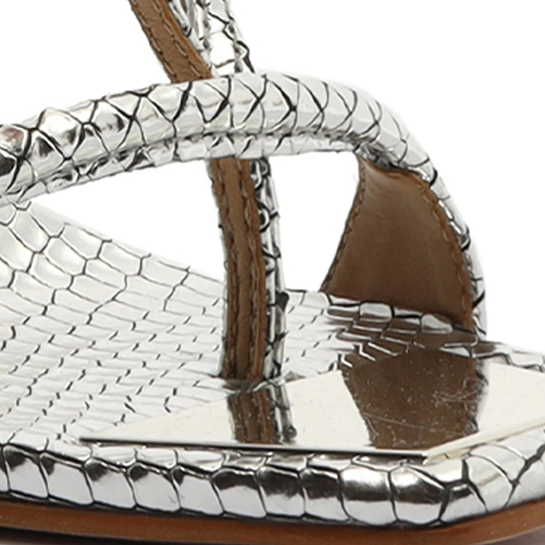 Vikki Metallic Leather Sandal sold by SCHUTZ product image thumbnail 5