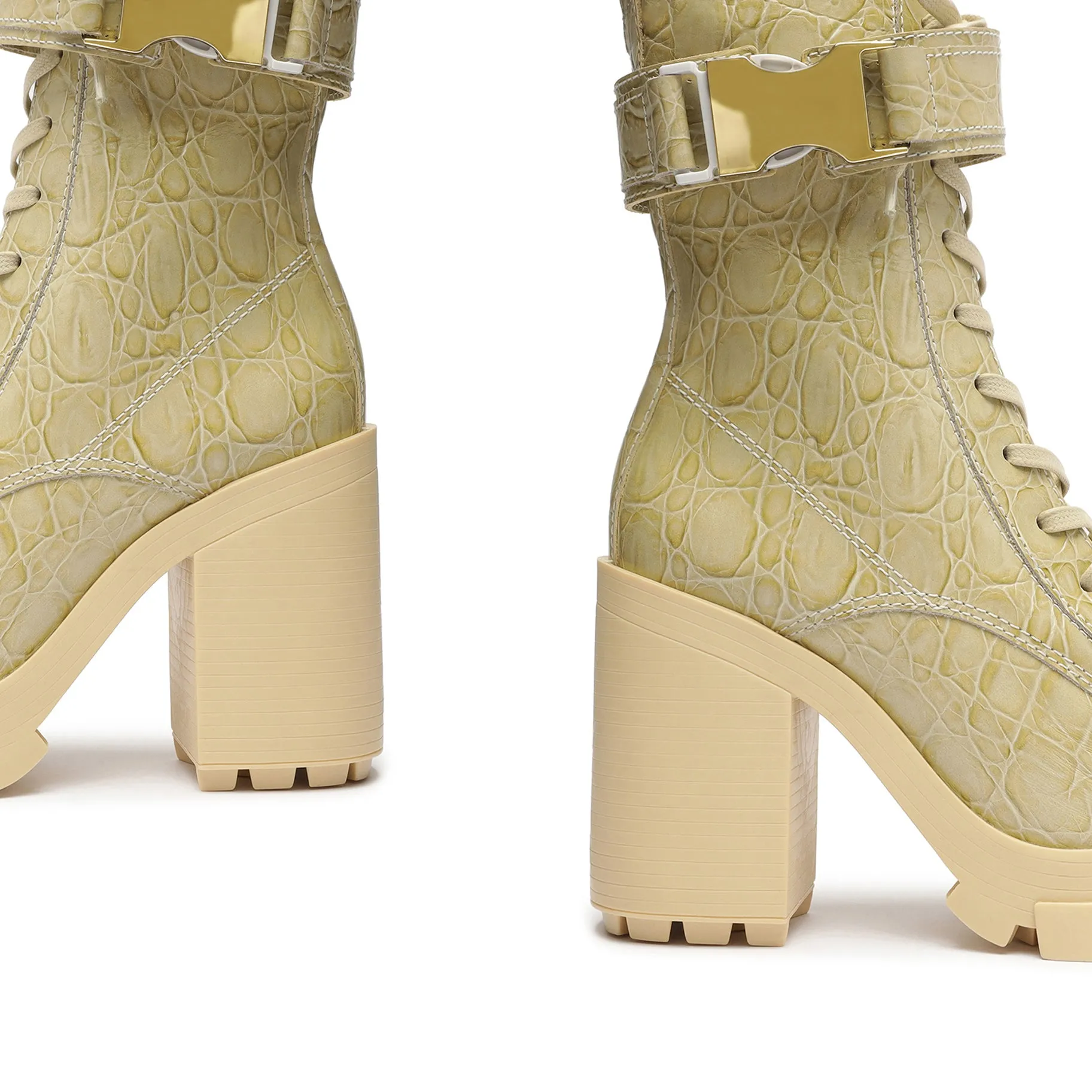 Roslyn Buckle Leather Bootie sold by SCHUTZ product image thumbnail 4