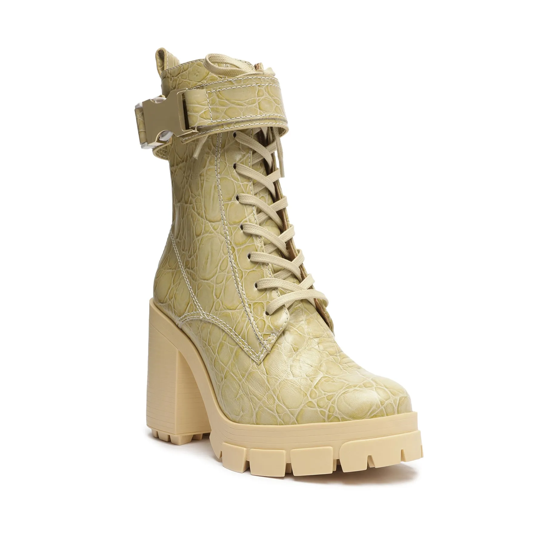 Roslyn Buckle Leather Bootie sold by SCHUTZ product image thumbnail 2