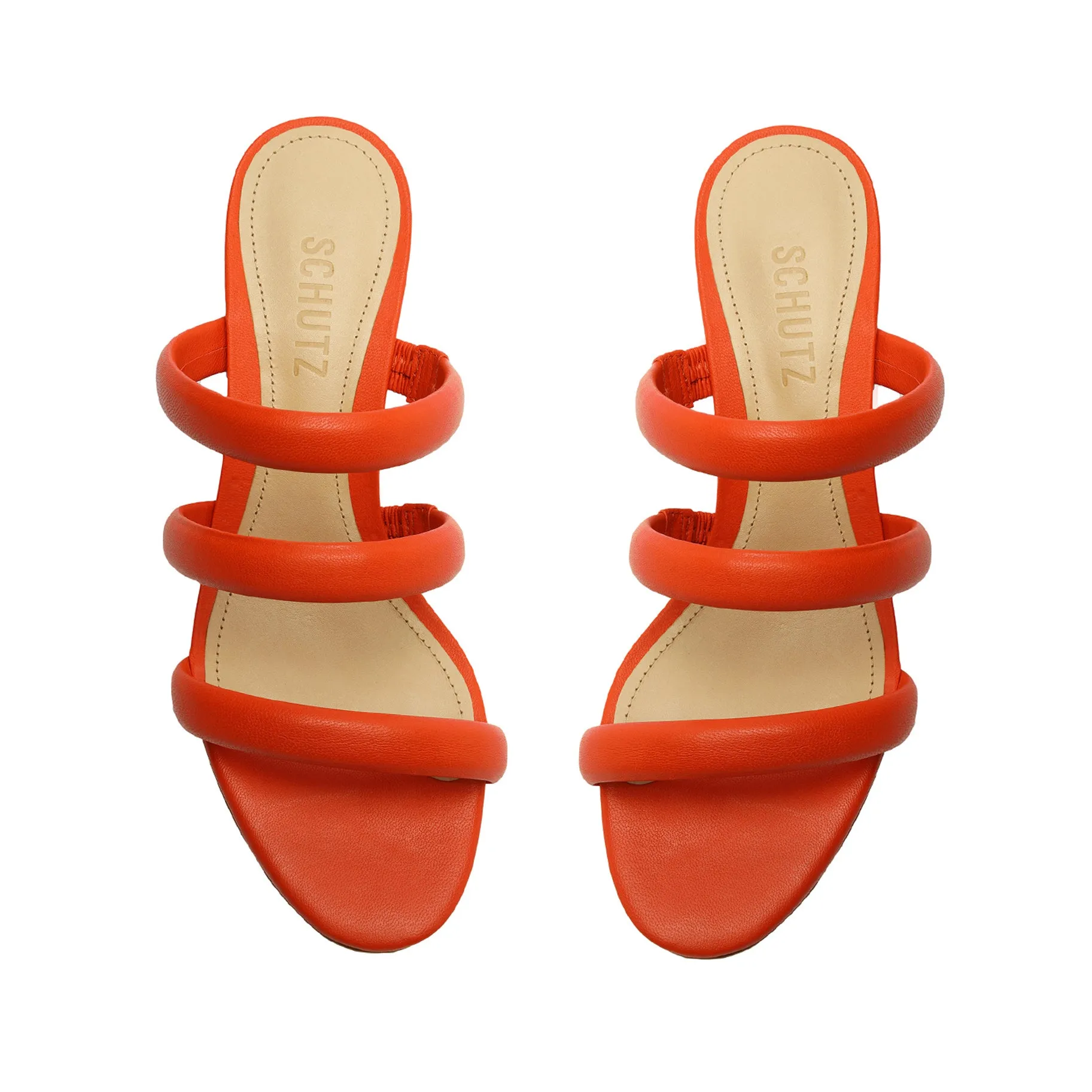 Olly Mid Block Nappa Leather Sandal sold by SCHUTZ product image thumbnail 4