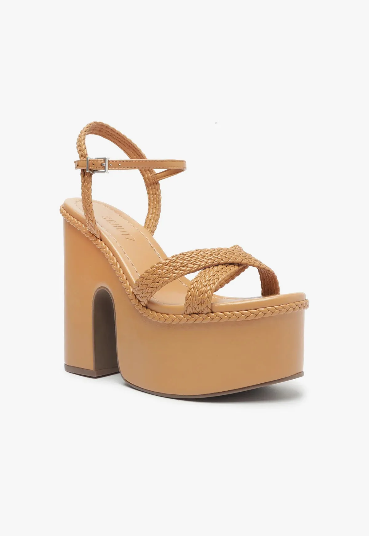 Karima Cutout Atanado Leather Sandal sold by SCHUTZ product image thumbnail 2