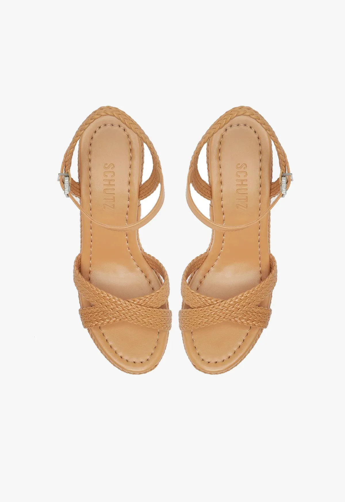 Karima Cutout Atanado Leather Sandal sold by SCHUTZ product image thumbnail 5