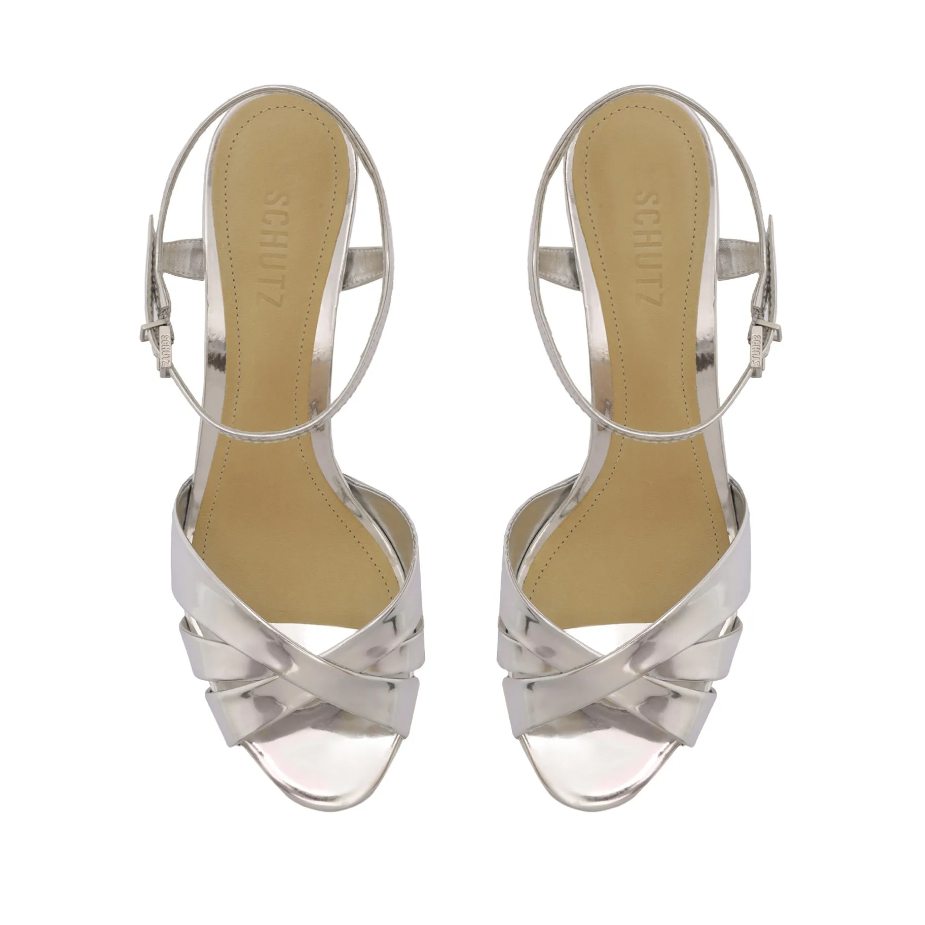 Keefa Specchio Leather Sandal sold by SCHUTZ product image thumbnail 4