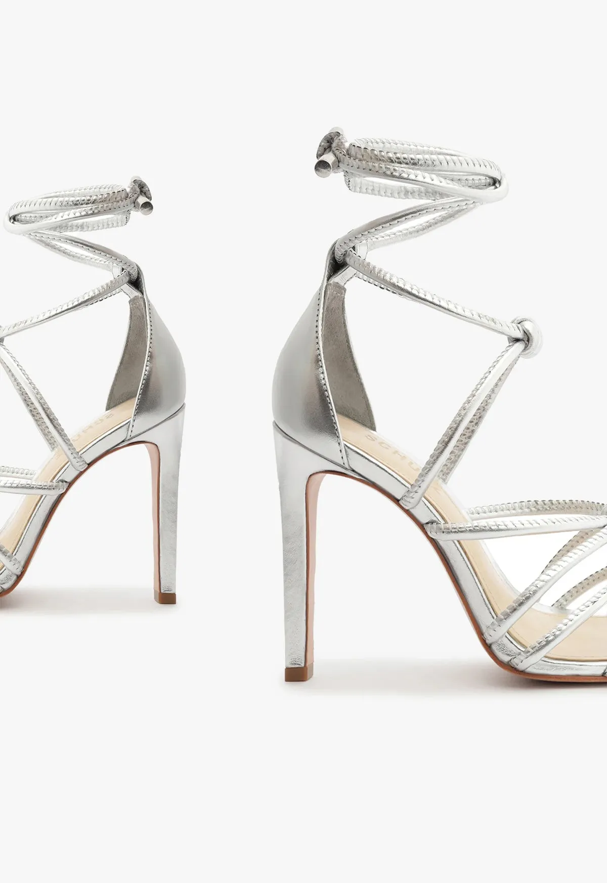 Lela Mettalic Strech Sandal sold by SCHUTZ product image thumbnail 4