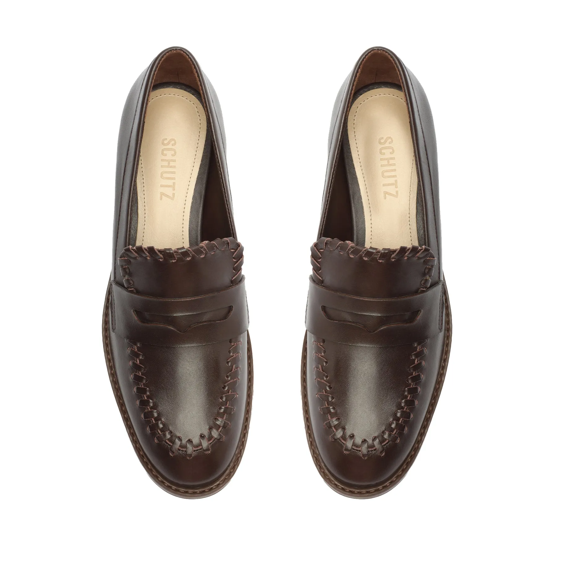 Lenon Leather Flat sold by SCHUTZ product image thumbnail 4