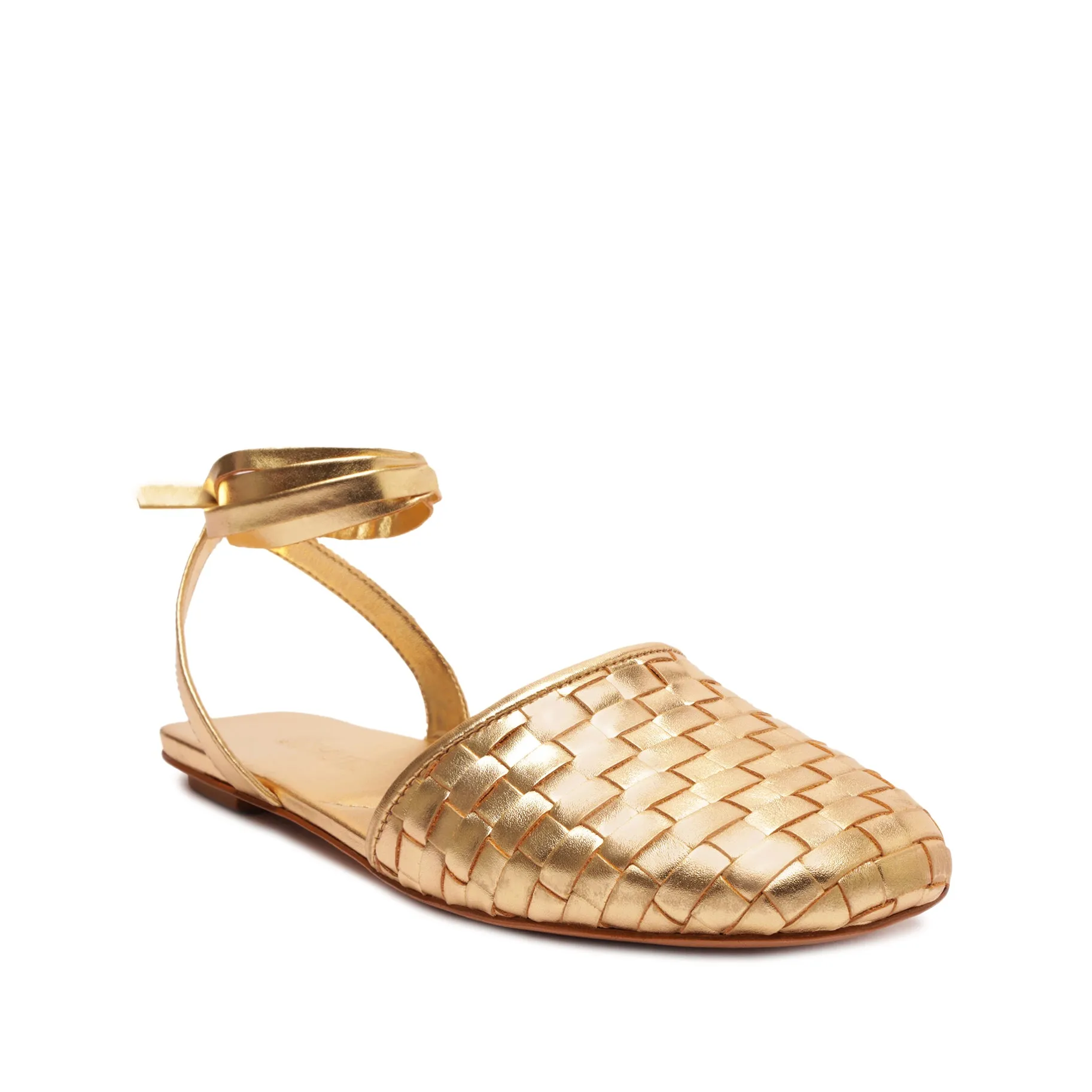 Ariel Woven Leather Flat sold by SCHUTZ product image thumbnail 2