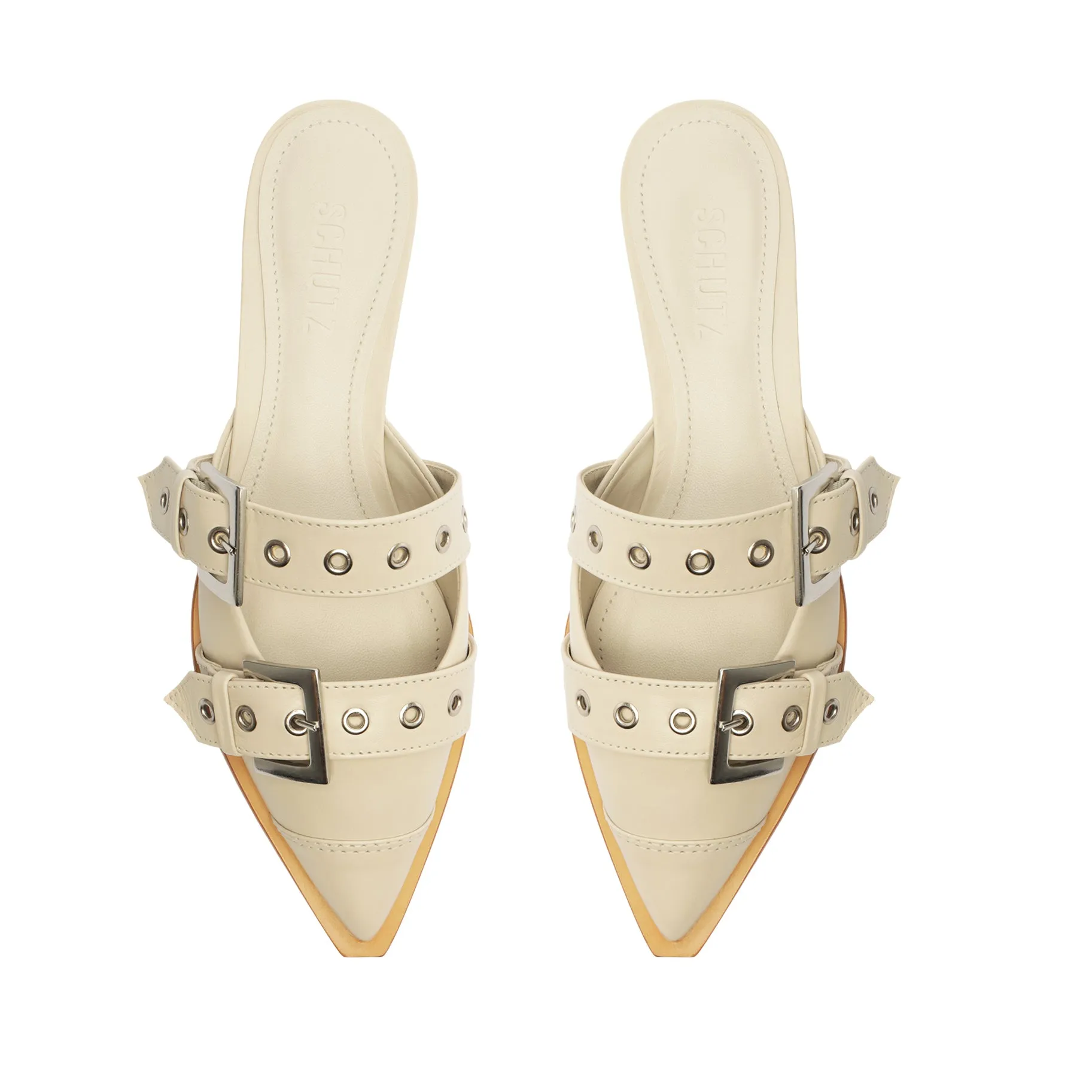 Penny Leather Flat sold by SCHUTZ product image thumbnail 4