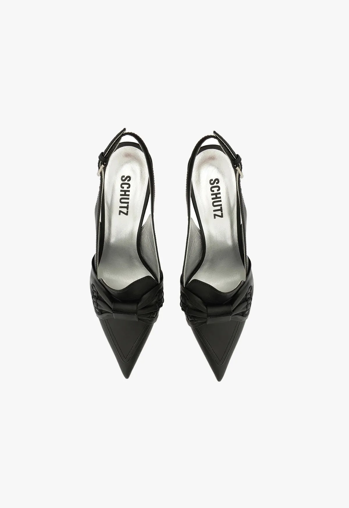 Fiorella Mid Leather Pump sold by SCHUTZ product image thumbnail 4