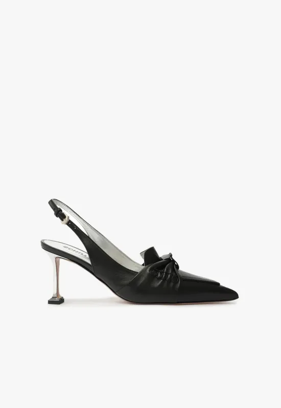 Fiorella Mid Leather Pump sold by SCHUTZ