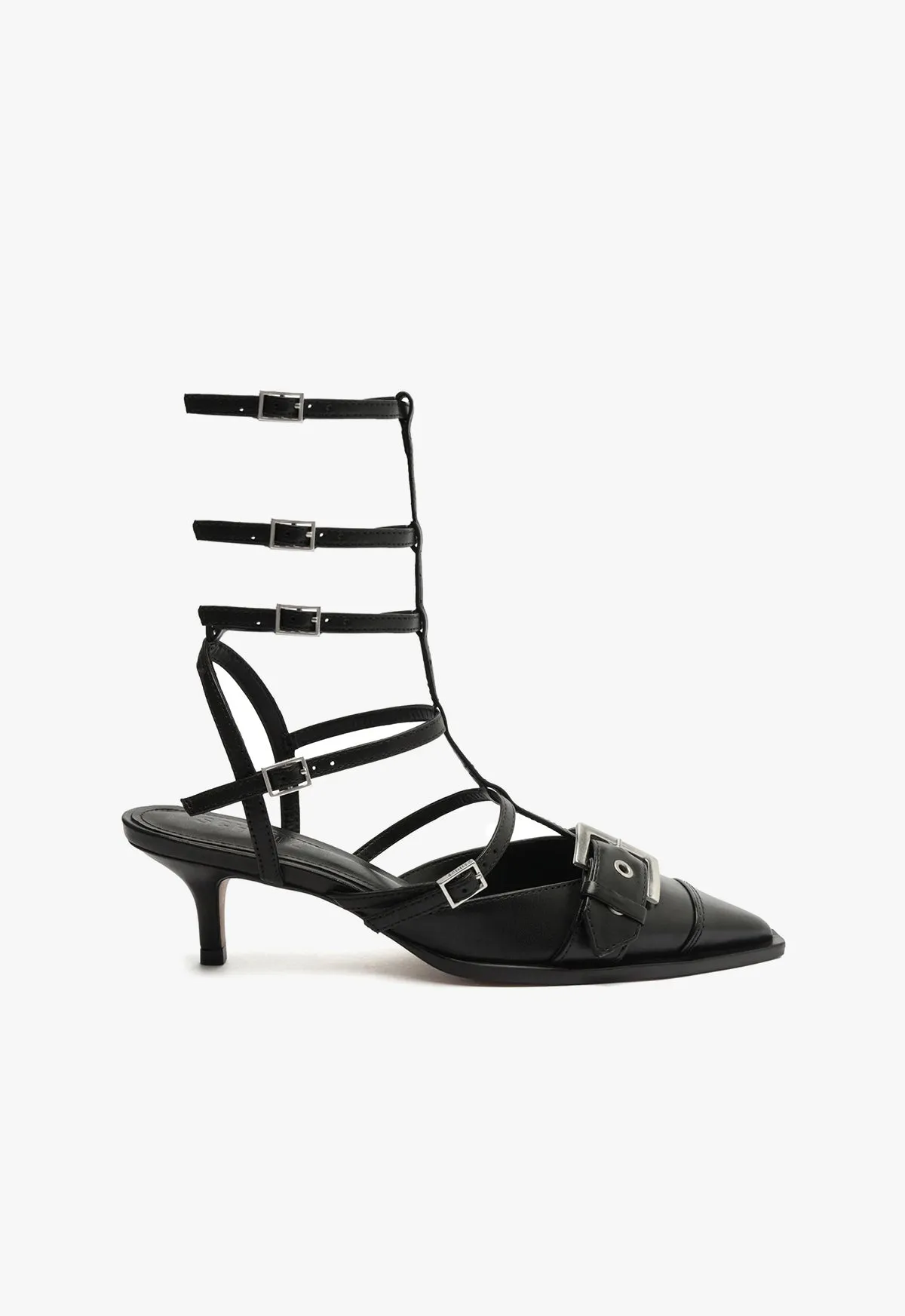 Penny Leather Pump sold by SCHUTZ