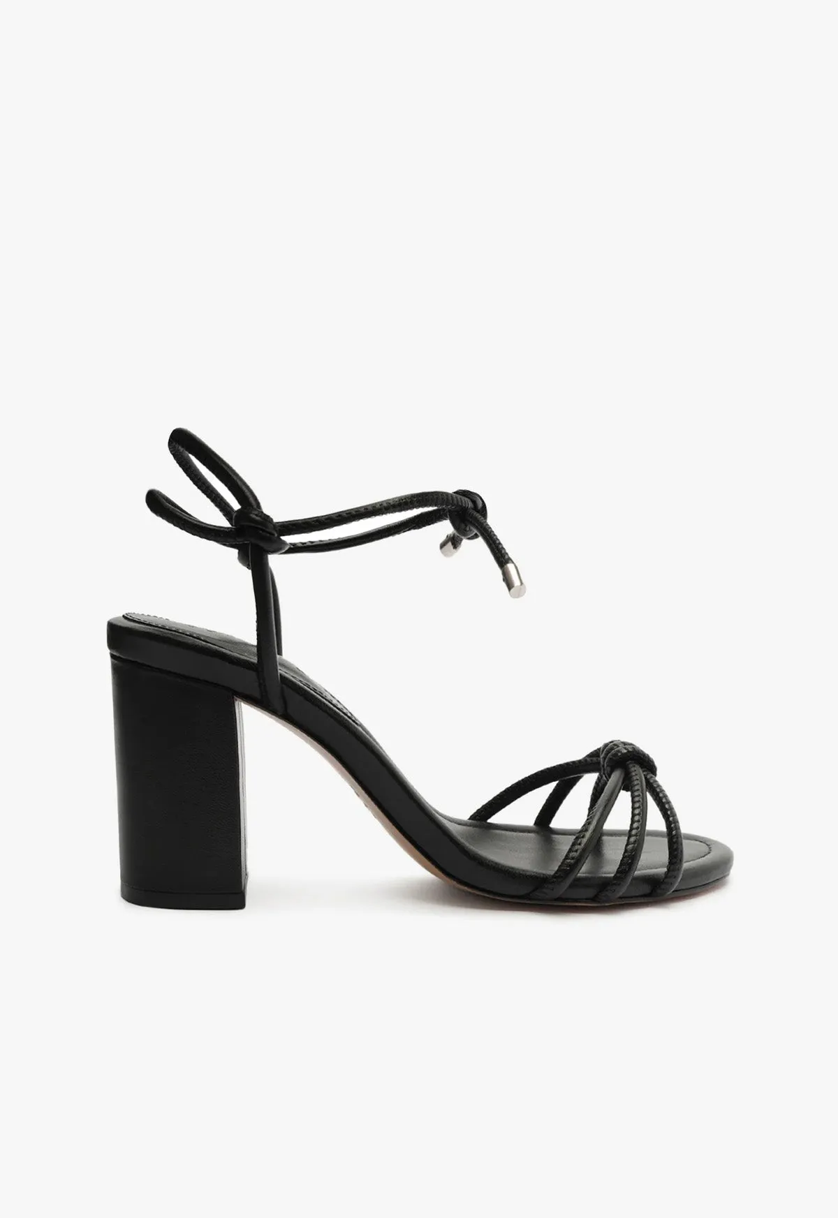 Kate High Block Leather Sandal sold by SCHUTZ