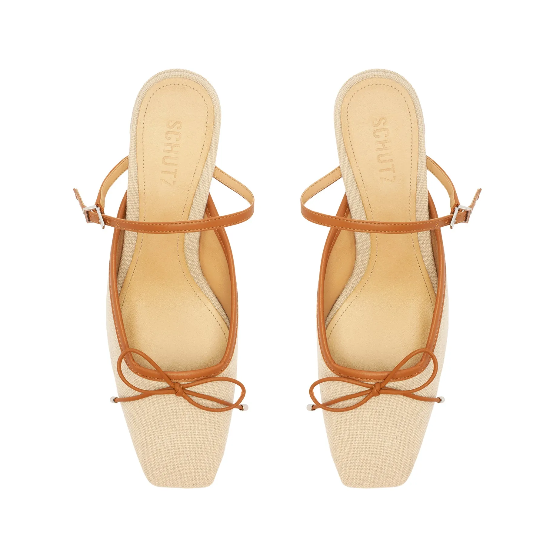 Arissa Linen Block Mule sold by SCHUTZ product image thumbnail 5