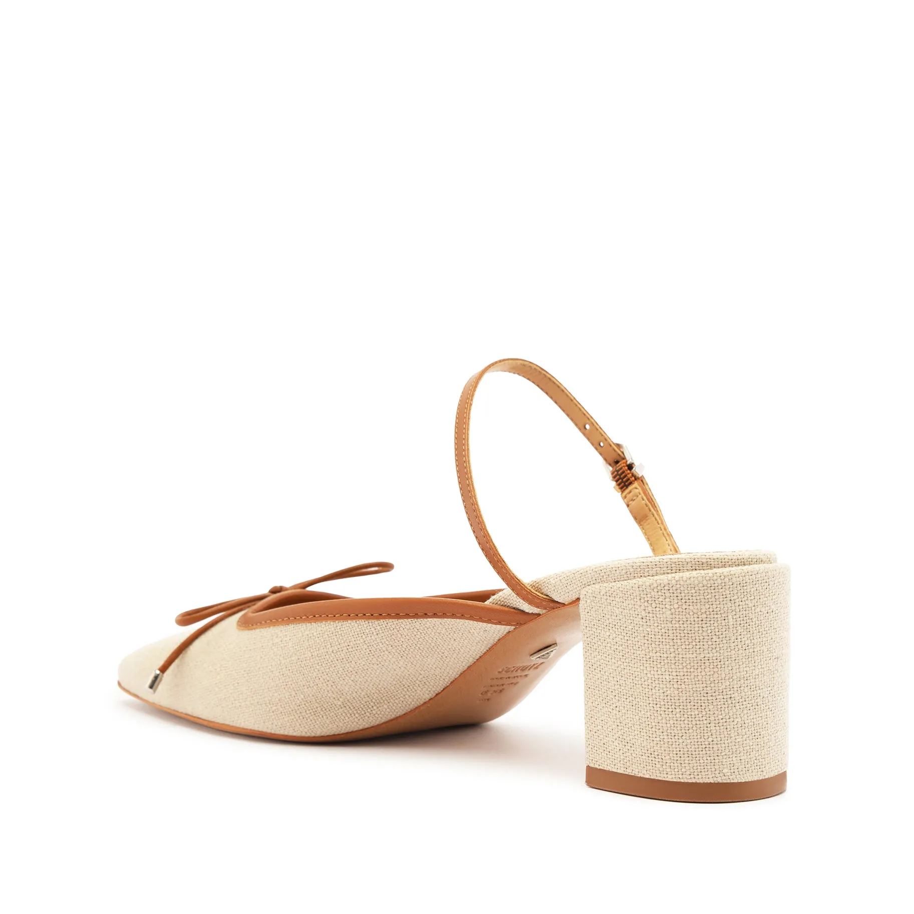 Arissa Linen Block Mule sold by SCHUTZ product image thumbnail 3
