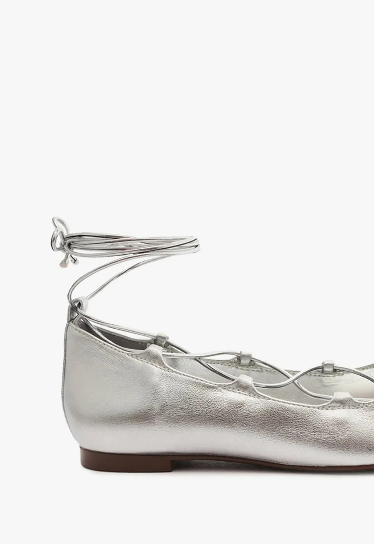 Arissa Lace Up Leather Flat sold by SCHUTZ product image thumbnail 4