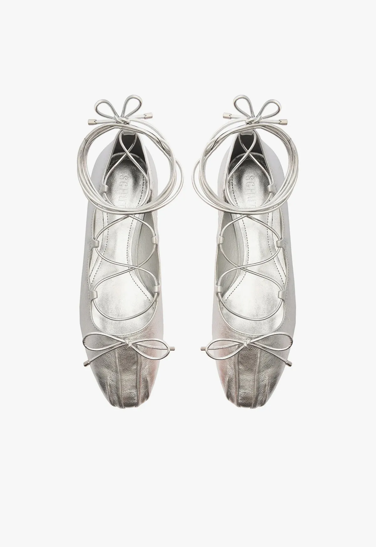 Arissa Lace Up Leather Flat sold by SCHUTZ product image thumbnail 5