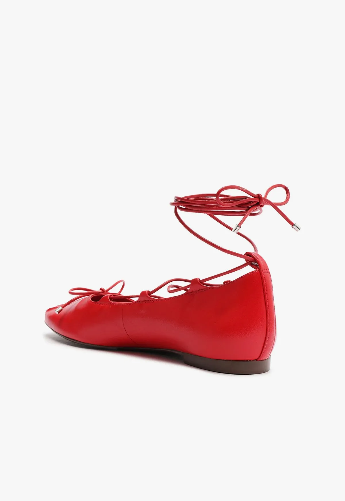 Arissa Lace Up Leather Flat sold by SCHUTZ product image thumbnail 3