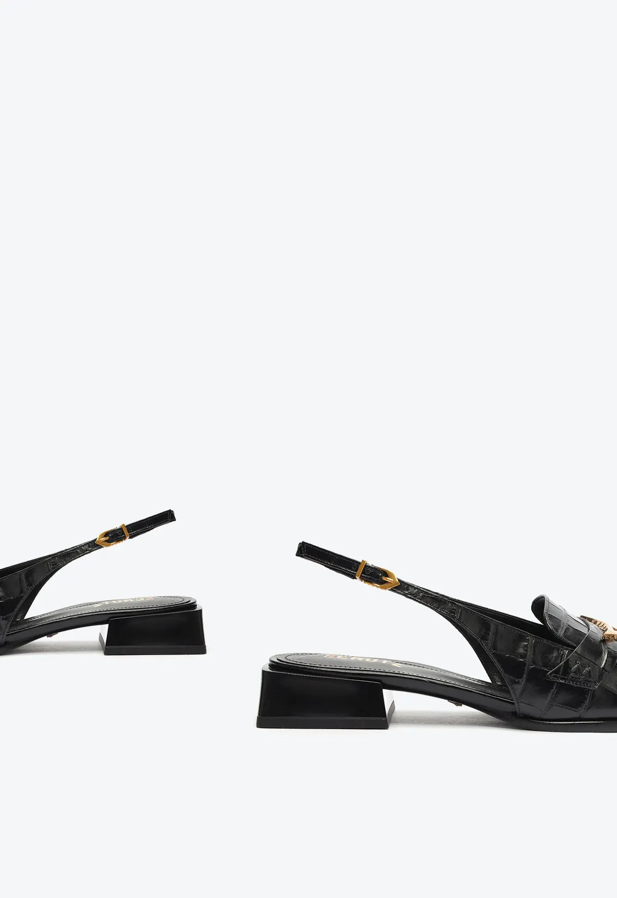 Arizona Sling Block Leather Pump sold by SCHUTZ product image thumbnail 4