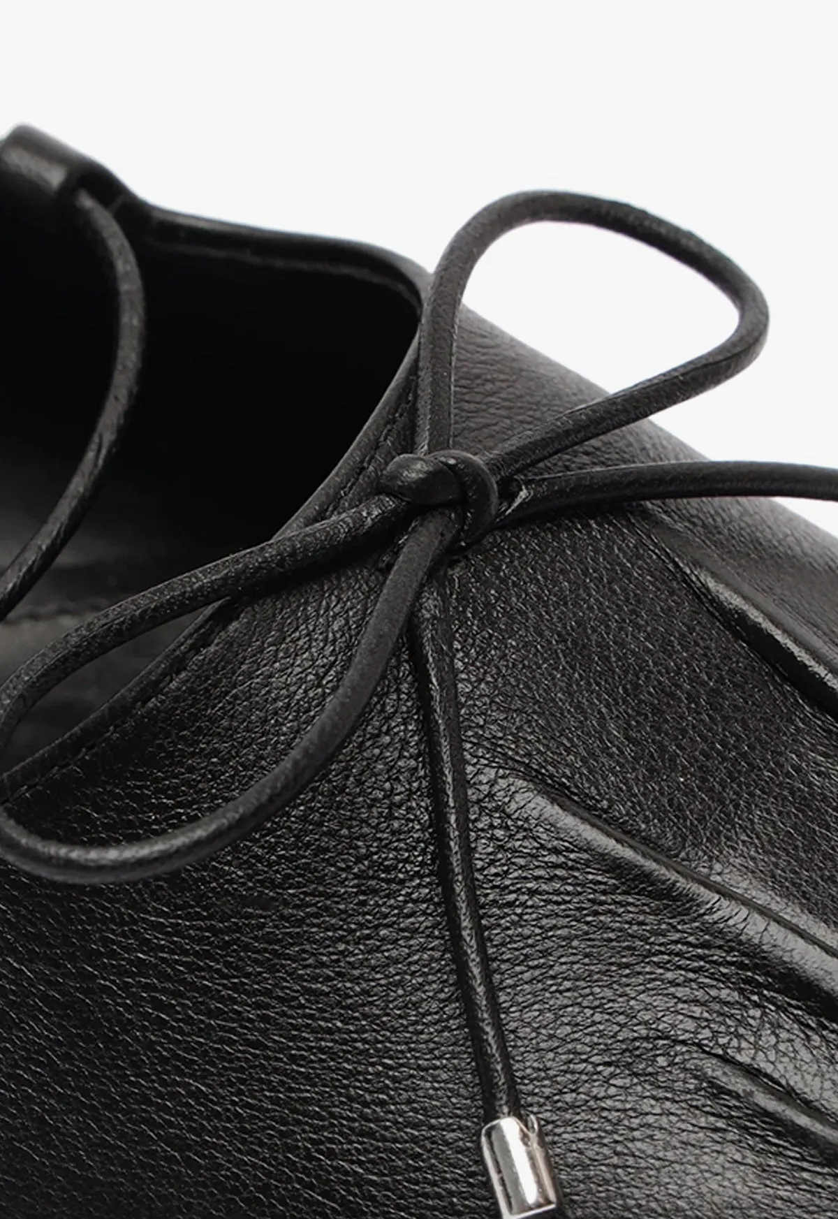 Arissa Lace Up Leather Flat sold by SCHUTZ product image thumbnail 4