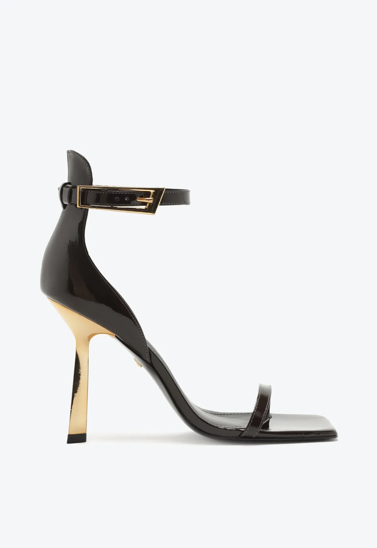 Ciara Patent Leather Sandal sold by SCHUTZ