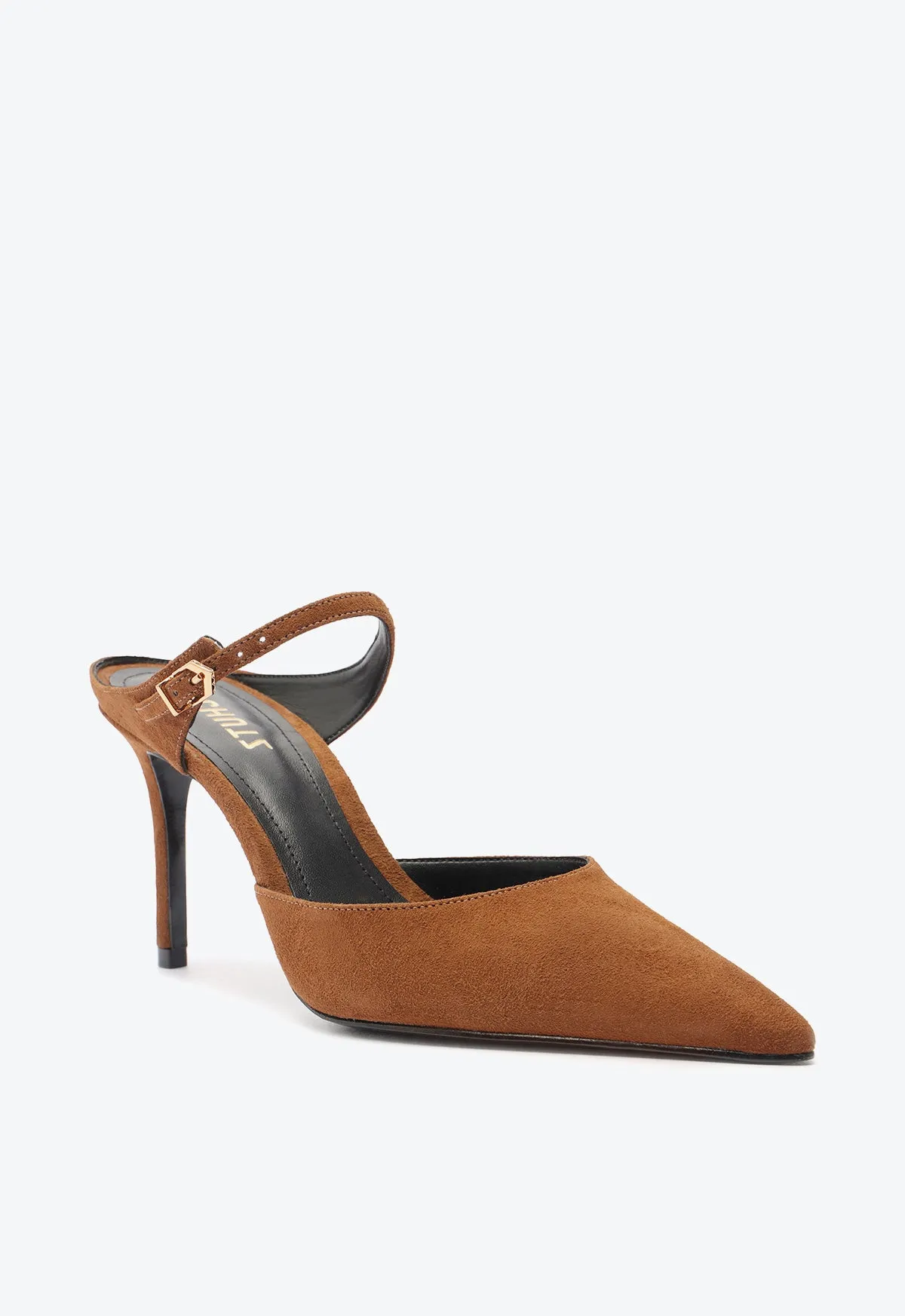 Laura Mid Stiletto Caramel Pump sold by SCHUTZ product image thumbnail 2