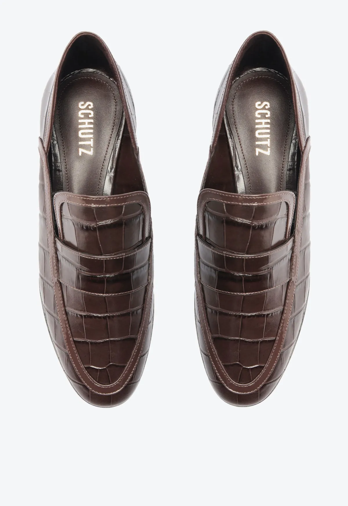 Maurice Croco Embossed Flat sold by SCHUTZ product image thumbnail 5