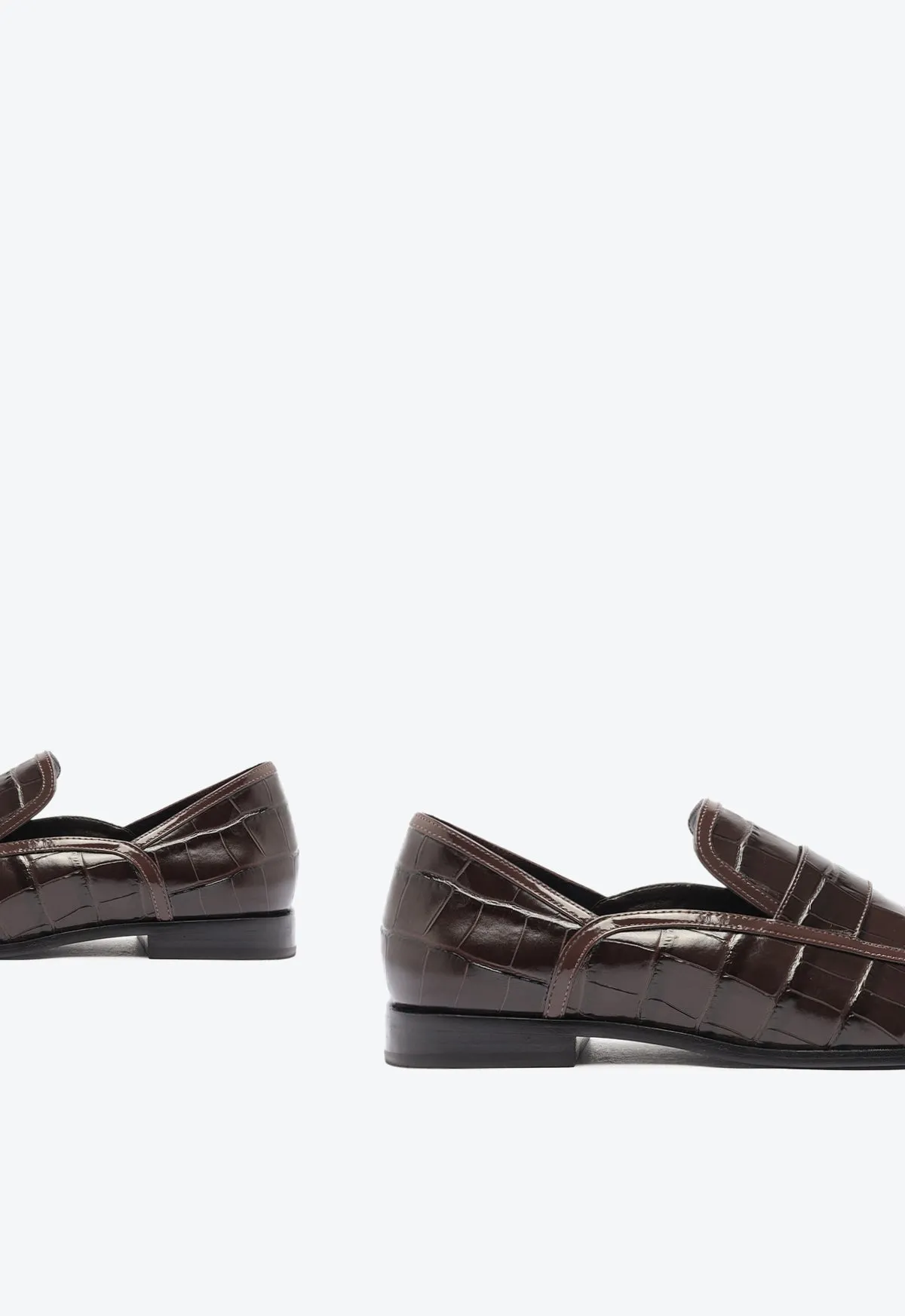 Maurice Croco Embossed Flat sold by SCHUTZ product image thumbnail 4