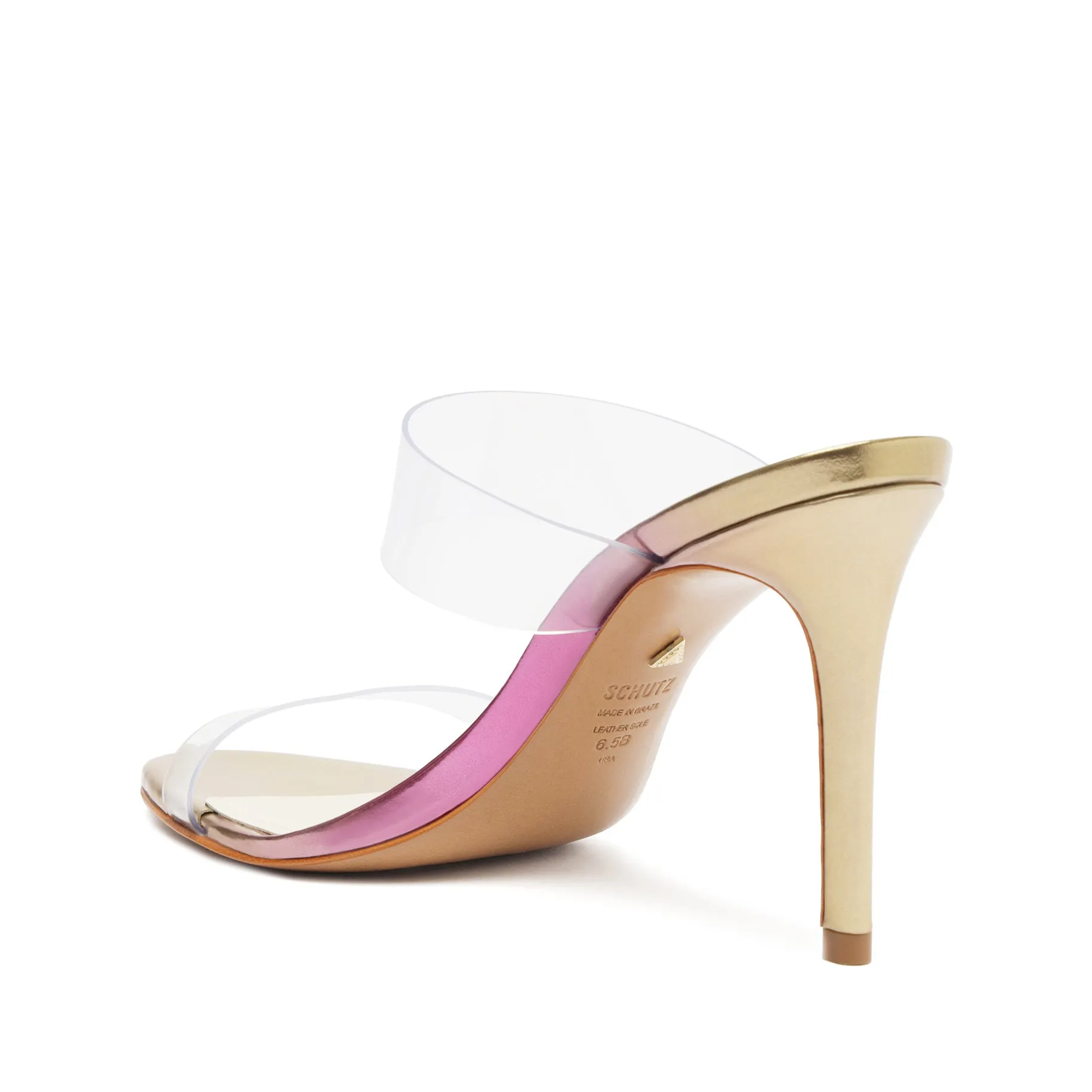 Ariella Vinyl & Metallic Sandal sold by SCHUTZ product image thumbnail 3