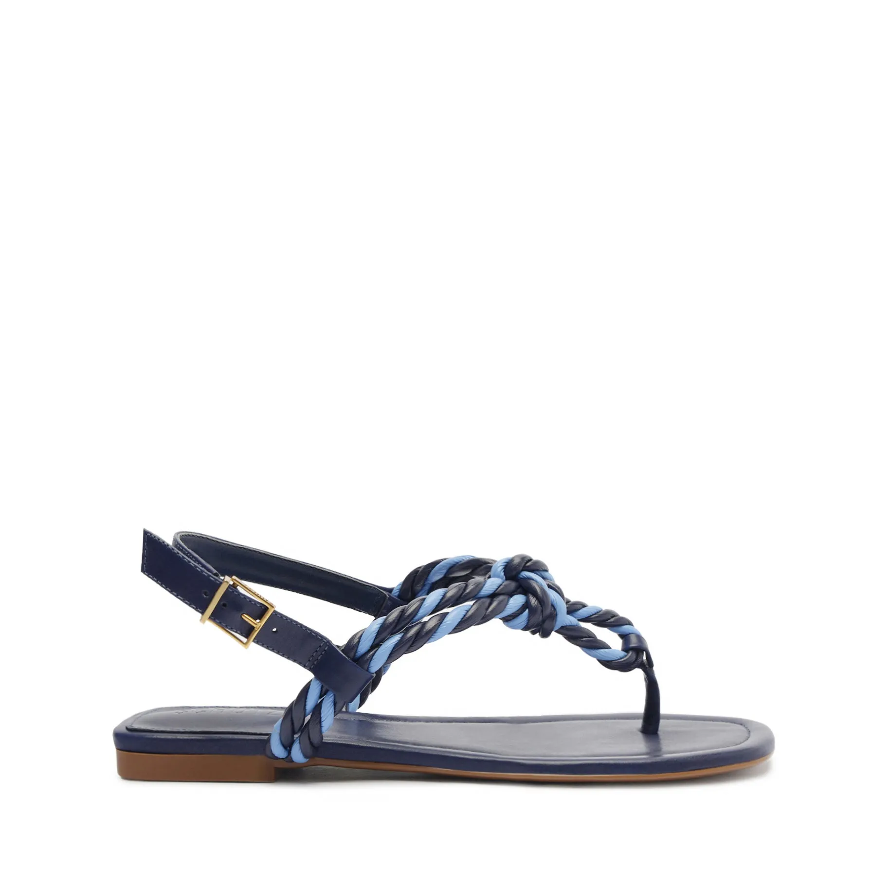 Sage Flat Sandal sold by SCHUTZ