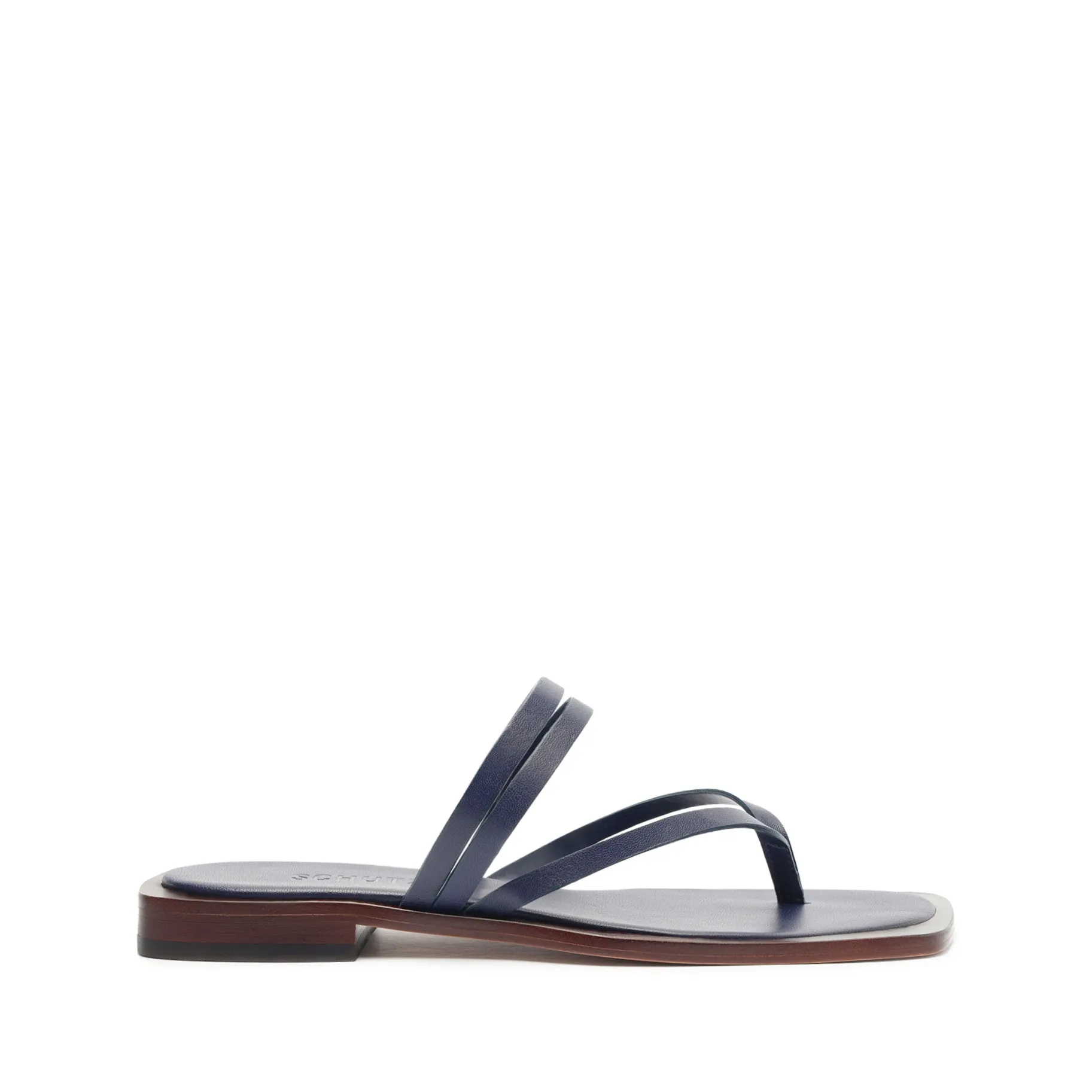 Rania Leather Flat Sandal sold by SCHUTZ