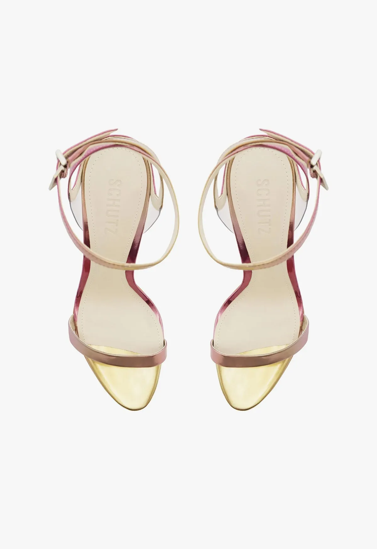 Skye Vinyl and Specchio Leather Sandal sold by SCHUTZ product image thumbnail 4