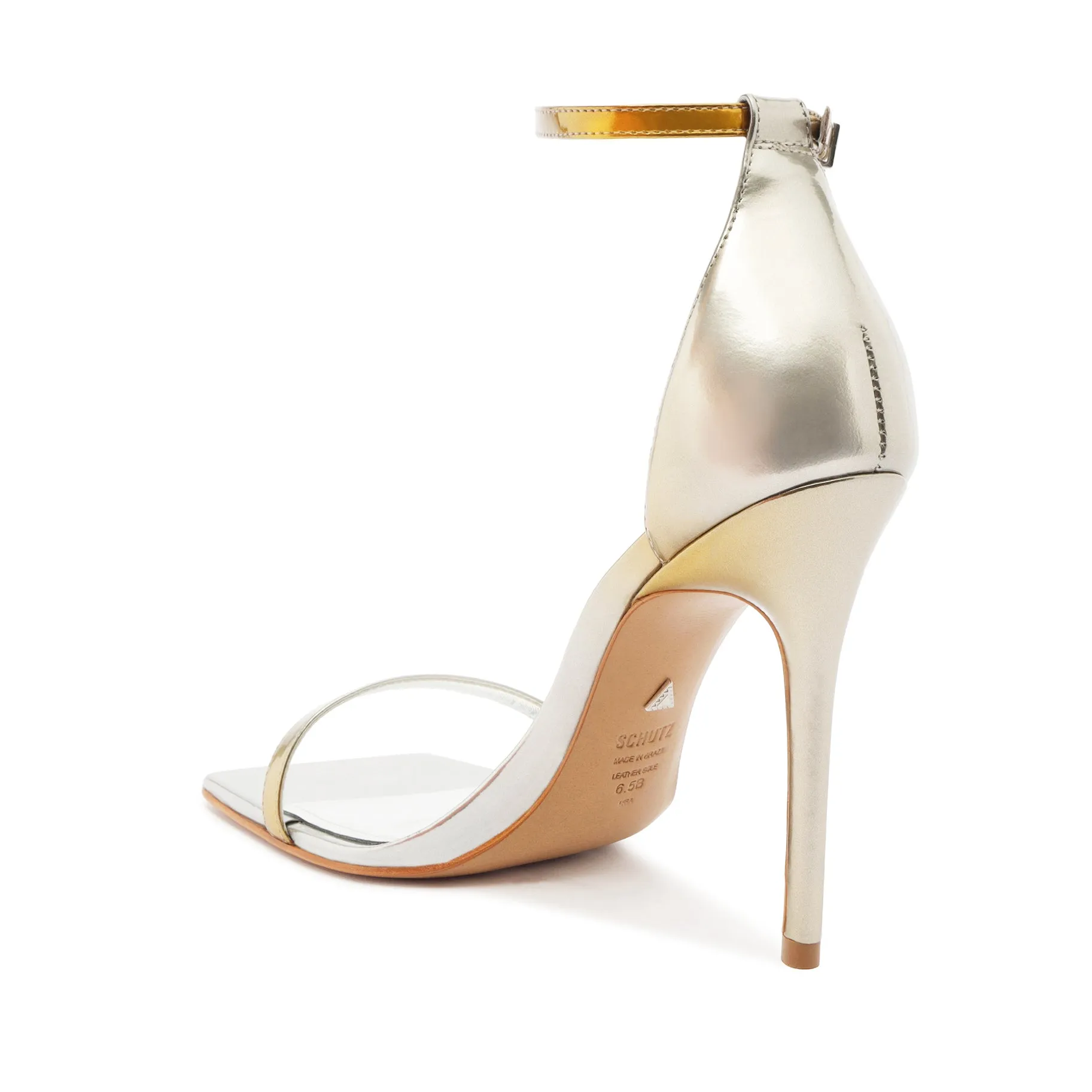 Jenna Specchio Leather Sandal sold by SCHUTZ product image thumbnail 3