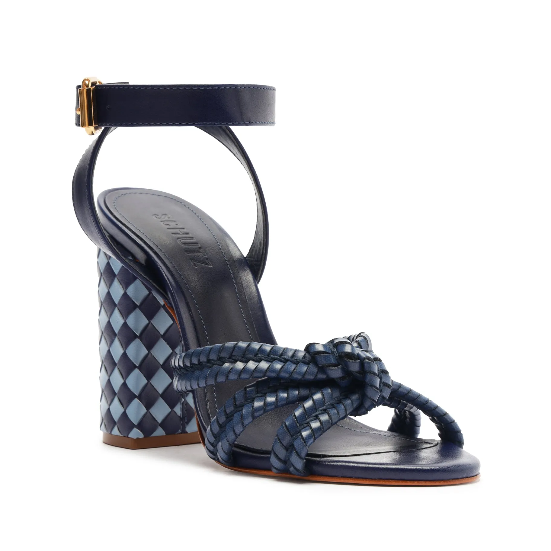 Kareena Woven Leather Sandal sold by SCHUTZ product image thumbnail 2